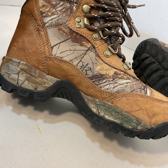 Game Winner Women's Camo Hiking Hunting Waterproof Boots Size 7.5 - Picture 6 of 15